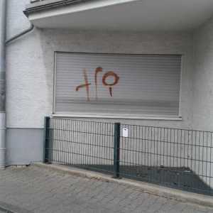 Graffiti vorher